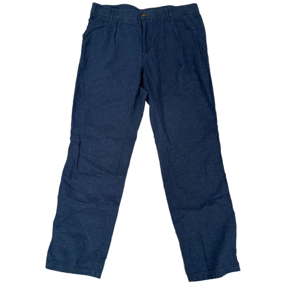 Patagonia Blue Hemp and Cotton Casual Pants Women's Size 10